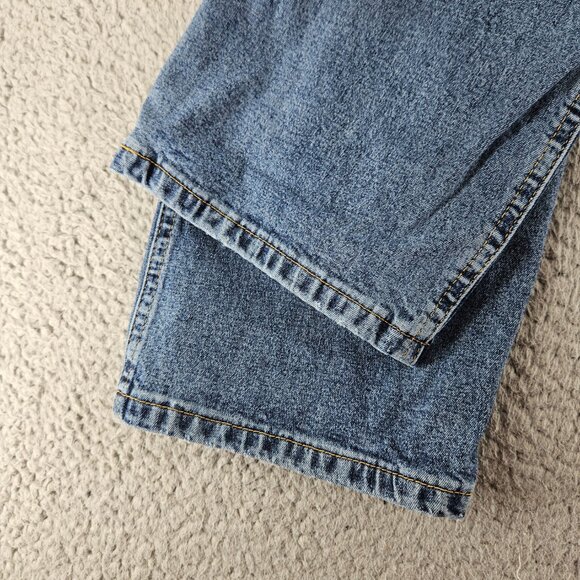 Wrangler Jeans Womens 30x28 Blue Denim Straight Leg High Rise Western Cowboy USA - Picture 13 of 14